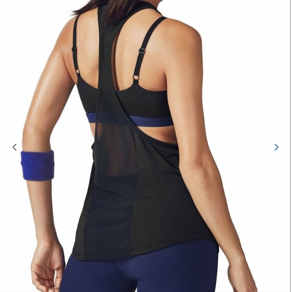 Fabletics Black Hayden Racerback Tank Top - Picture 3 of 9